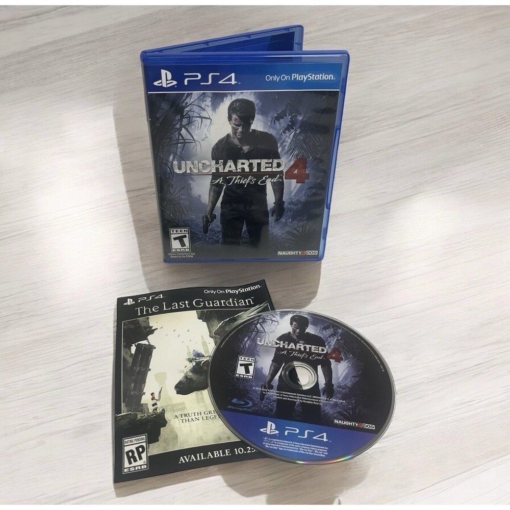 Uncharted 4 A Thief's End for PlayStation 4 PS4 Video game Teen